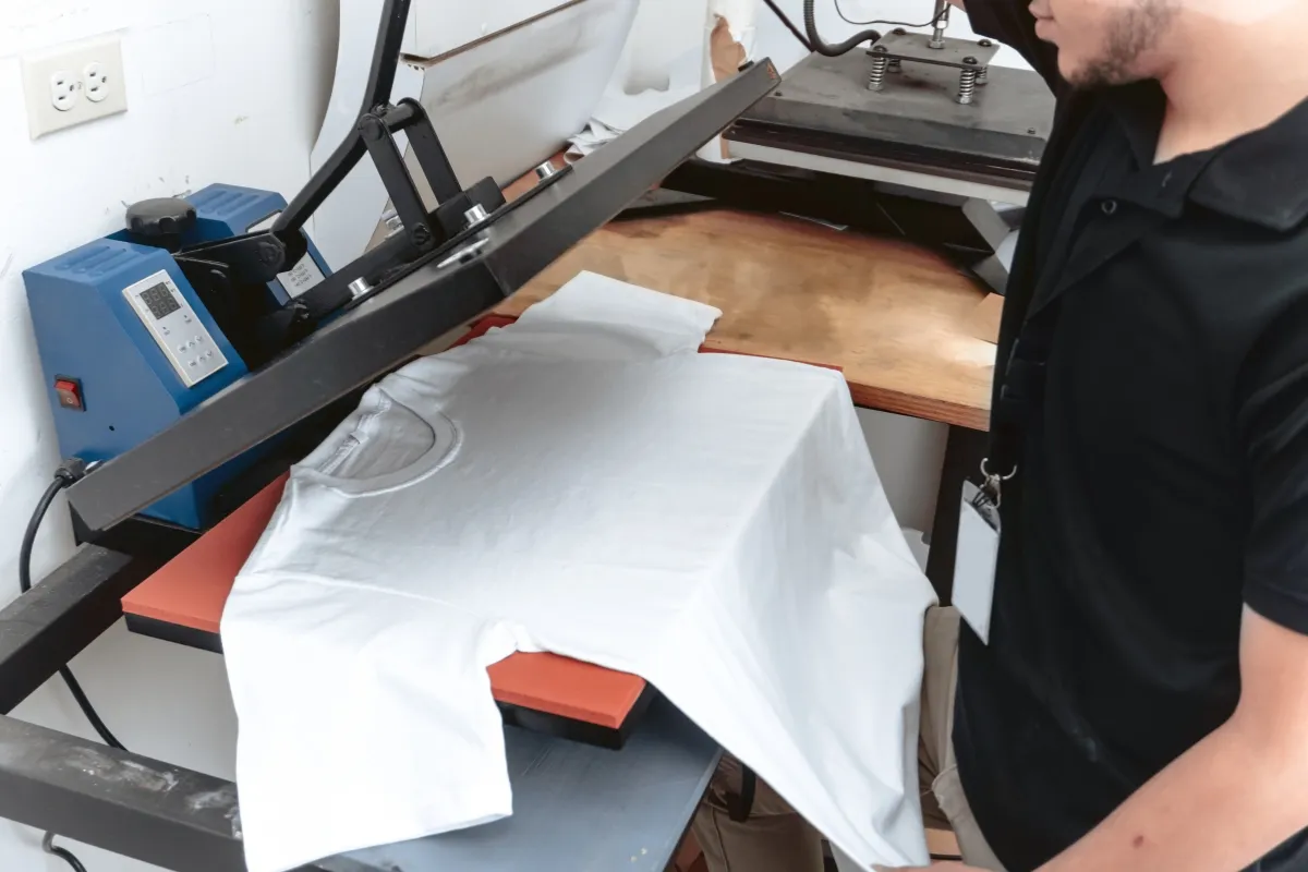 Impression T-shirt presse à chaud